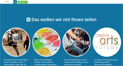 Desktop Screenshot of creativeartseurope.de